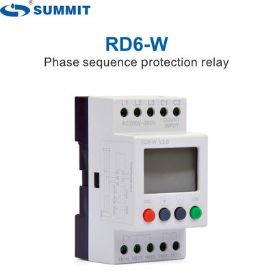 ANT RD6-W Three Phase Sequence Relay LED Screen 3 Phase Monitoring Relay Phase-Loss Relay