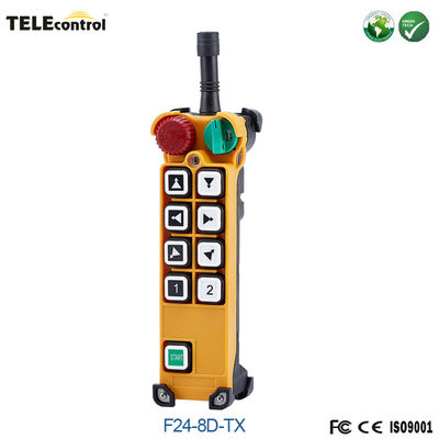 A24-8D 8 dual double speed push buttons radio remote control system F24-8D-TX emitter