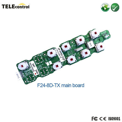 Tele Crane remote controller F24-8S emitter main PCB board with 8 double speed buttons