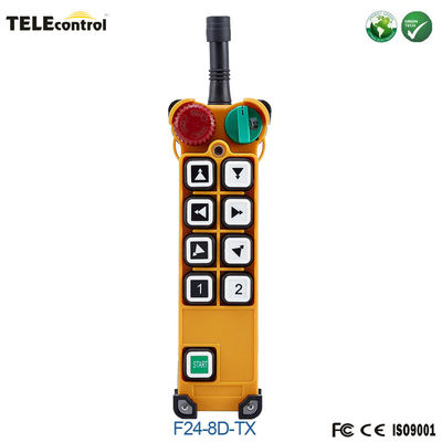 A24-8D 8 dual double speed push buttons radio remote control system F24-8D-TX emitter