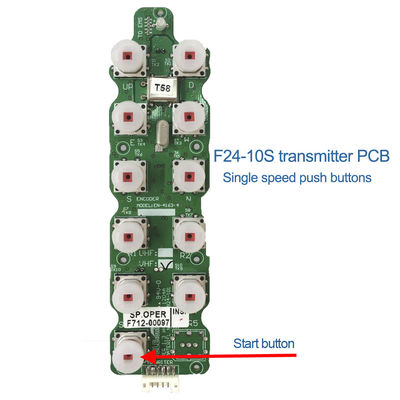 F24-10S Remote Control Spare Parts Telecontrol Industrial Remote Control Transmitter PCB