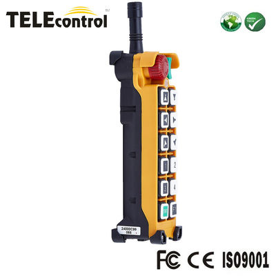 UTING EOT Crane Remote Control F24-12D Eot Crane Wireless Remote With Red Mushroom Stop