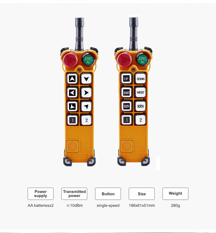 Handheld Remote Control Jib Crane F26-A1 Cordless Radio Remote Control ...