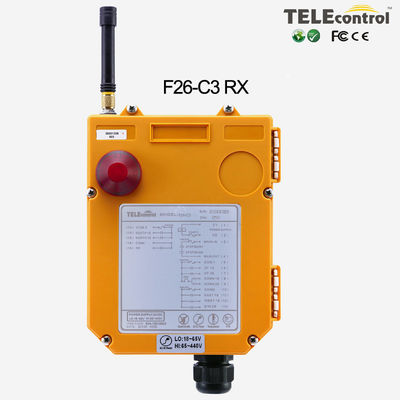 F26-C1 Industrial Radio Remote Control Hoist Crane FCC 6 Single Speed Keys