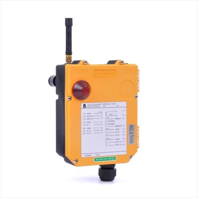 F24-6S Telecrane Remote Control Hoist Crane With Mushroom Emergency Stop