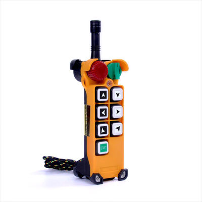 F24-6S Telecrane Remote Control Hoist Crane With Mushroom Emergency Stop