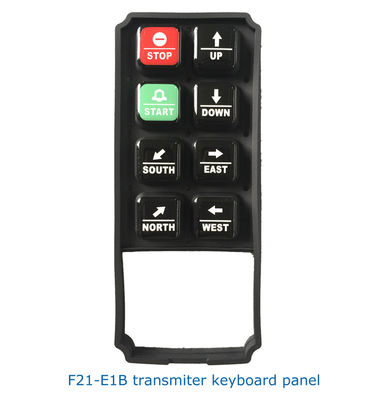 Telecontrol Silica Gel Crane Radio Remote Control F21-E1B Push Button Keypad In English Symbols