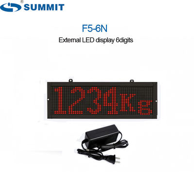 Aluminum Enclosure Digital LED Display External Digital Score Display Board 6 Digits